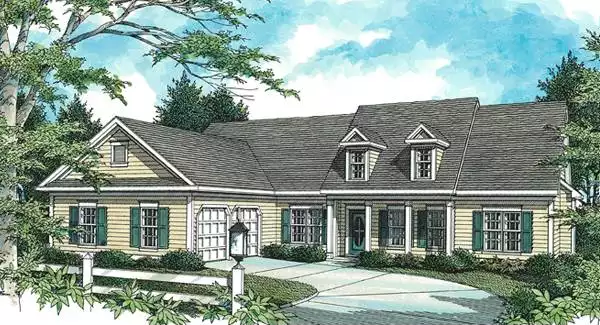 image of ranch house plan 6808